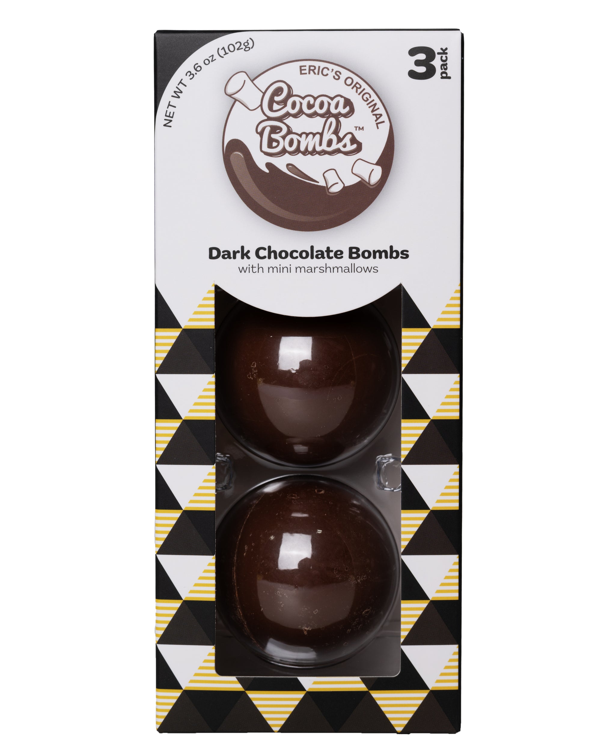 3 Pack Dark Chocolate Cocoa Bombs