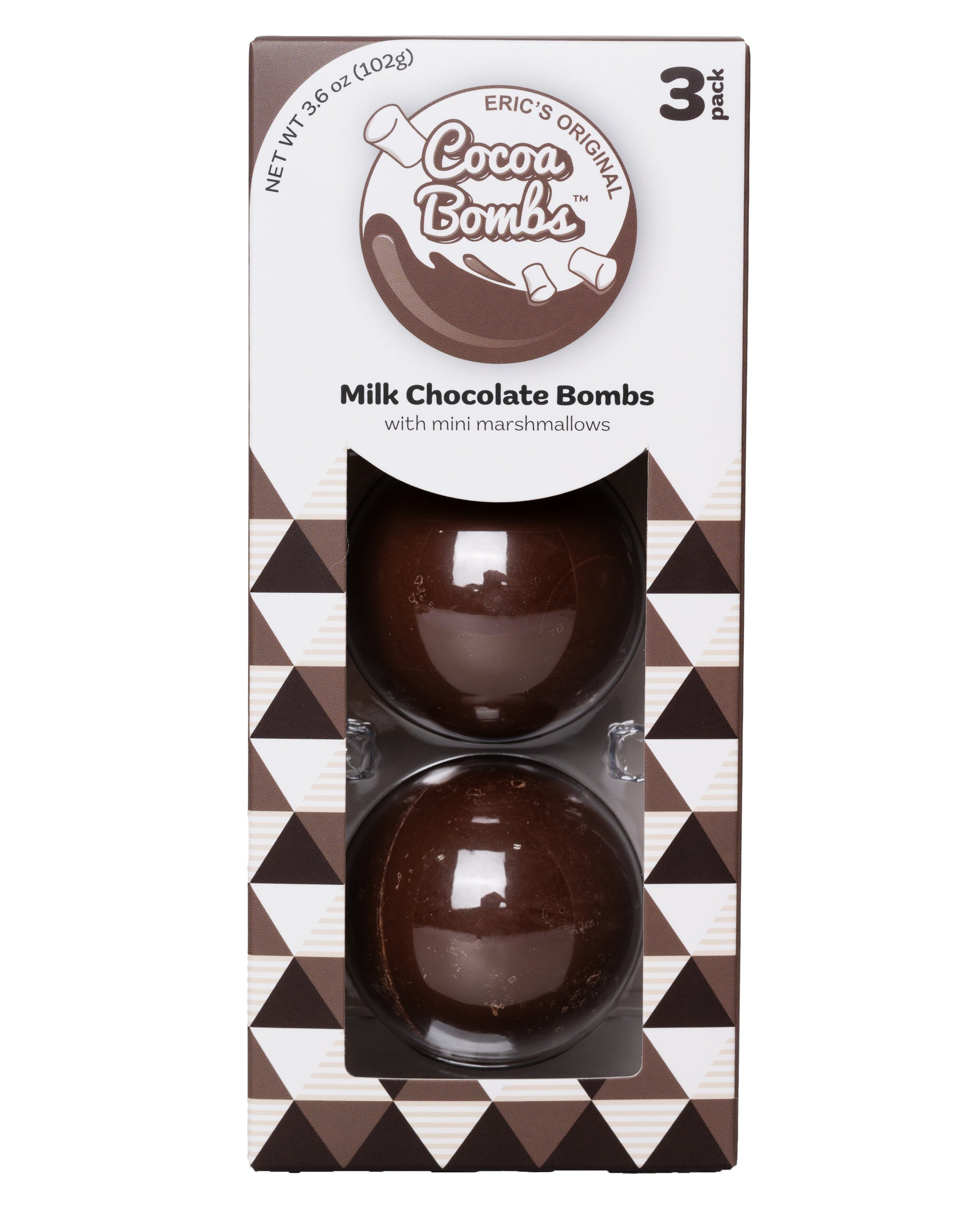 3 Pack Milk Chocolate Cocoa Bombs