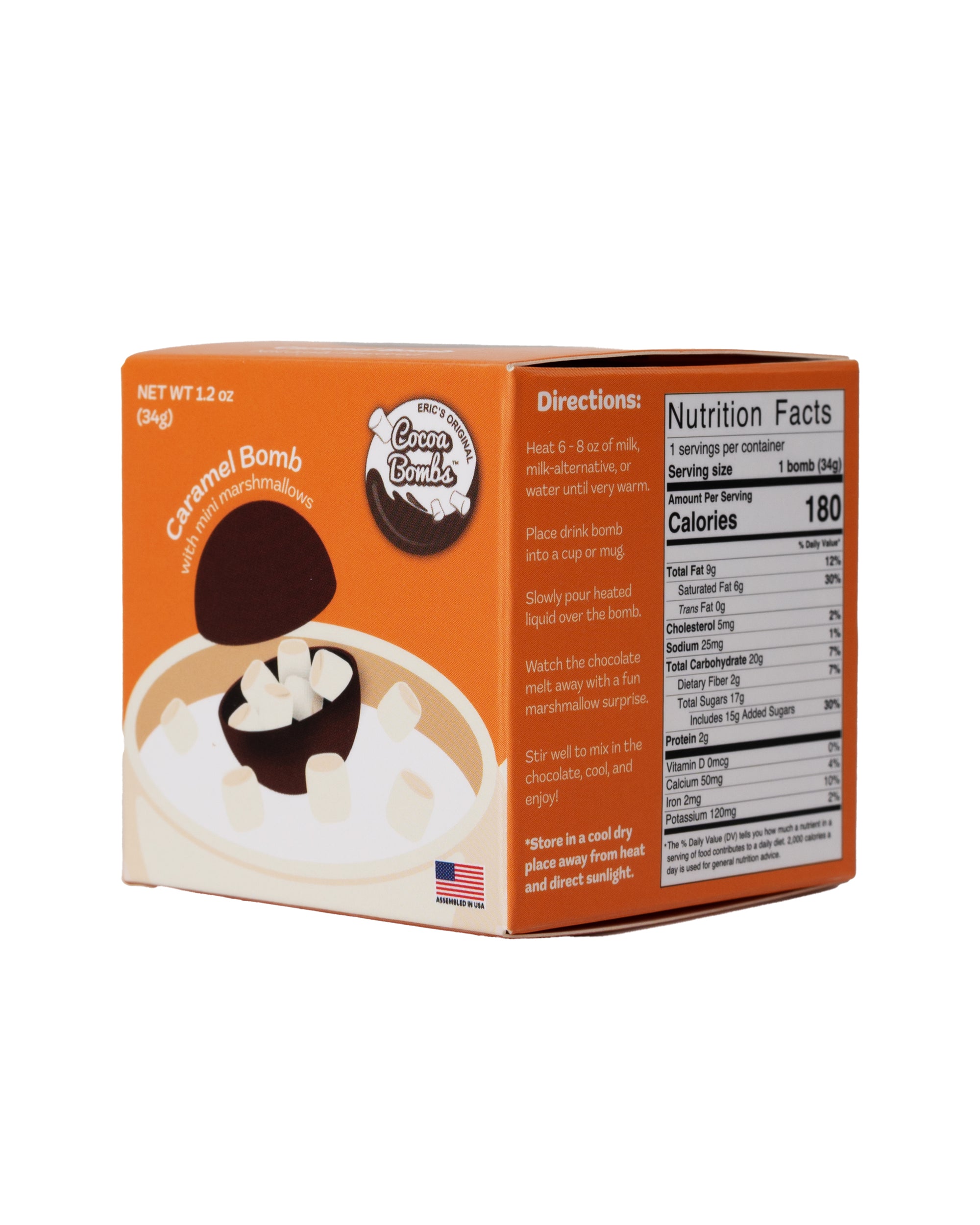 1 Pack Caramel Cocoa Bomb