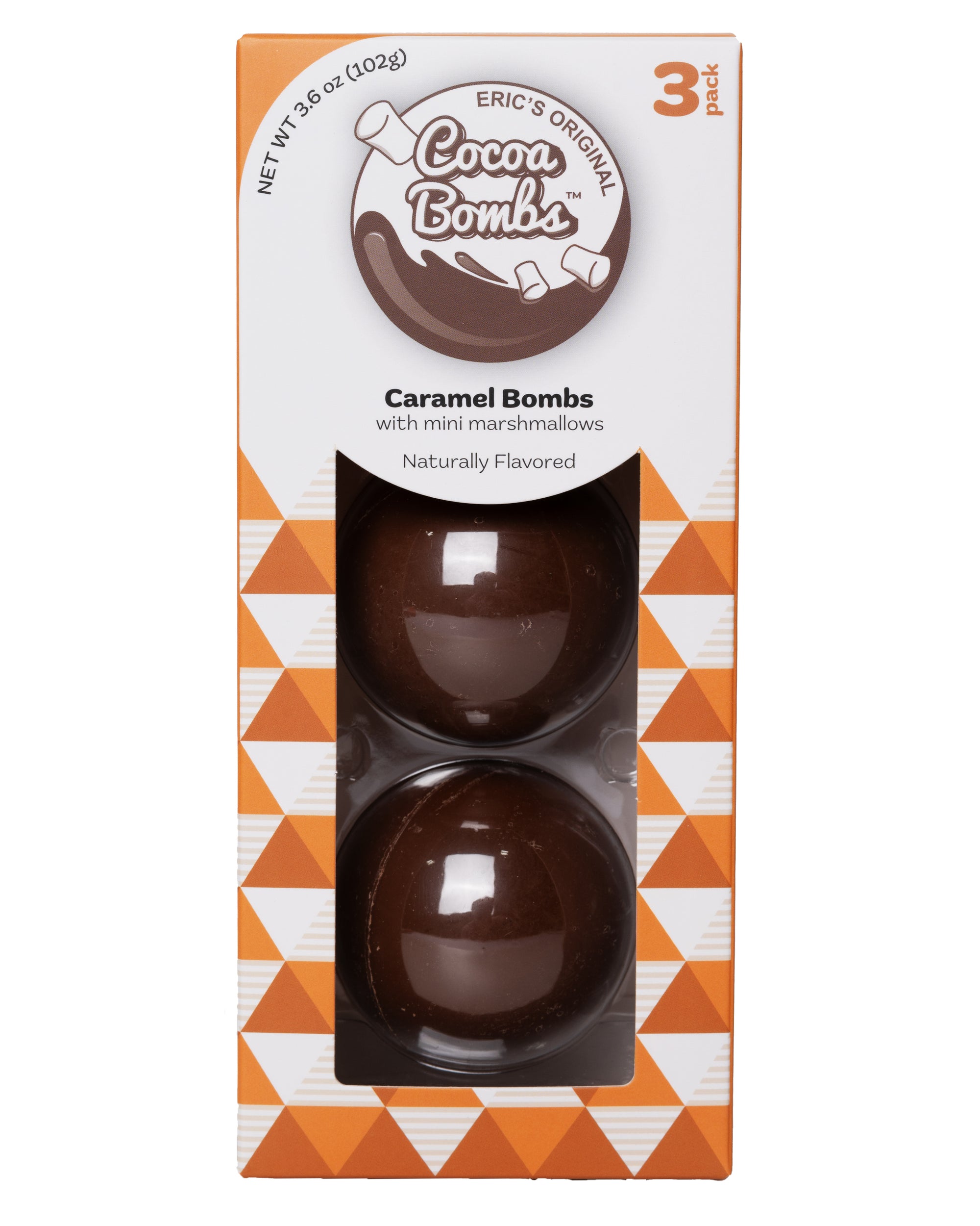 3 Pack Caramel Cocoa Bombs