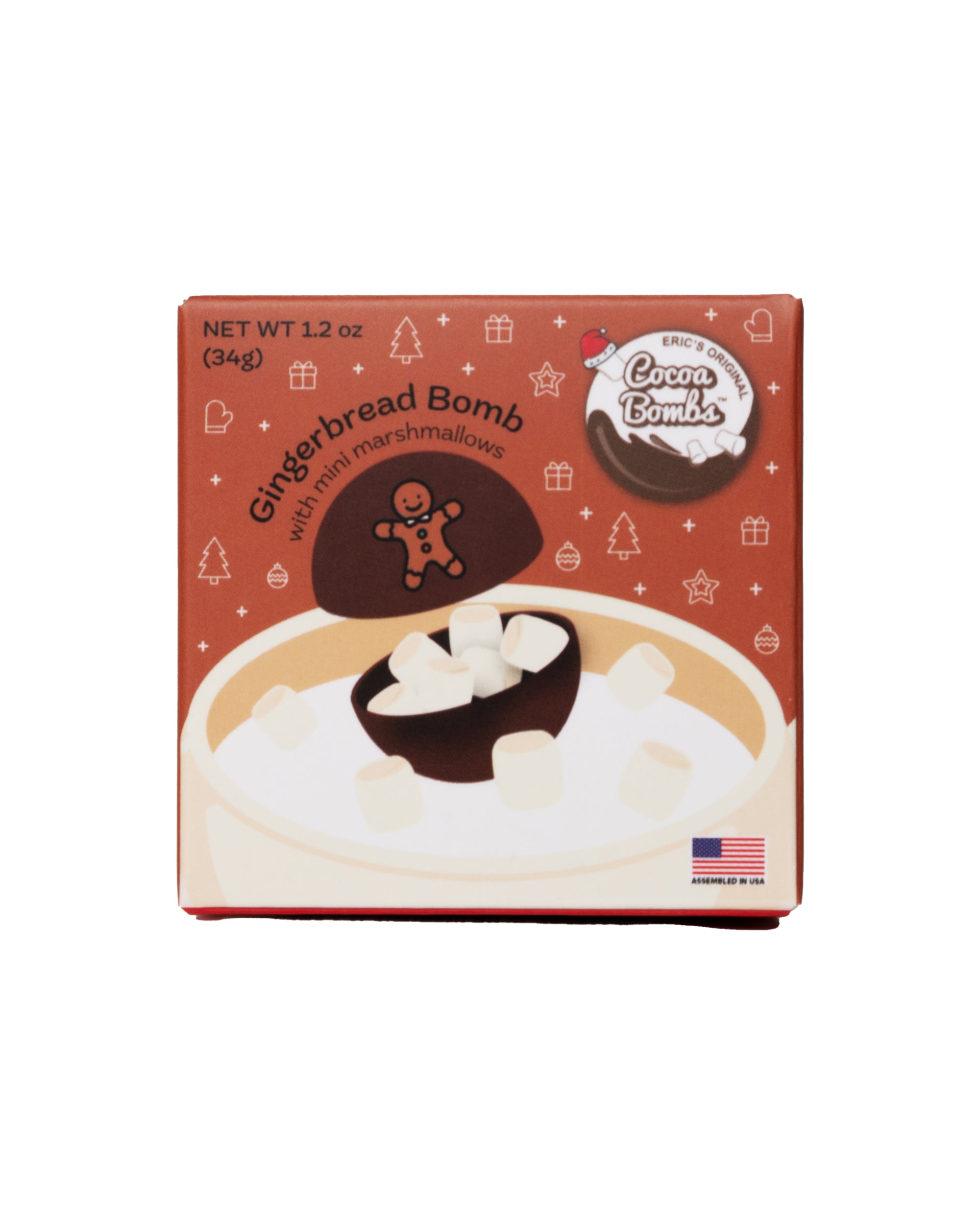 1 Pack Gingerbread Cocoa Bomb