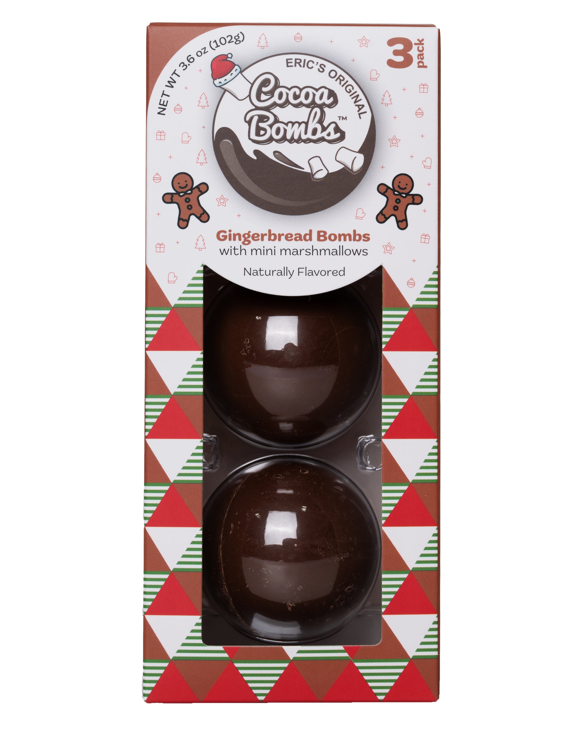 3 Pack Gingerbread Cocoa Bombs