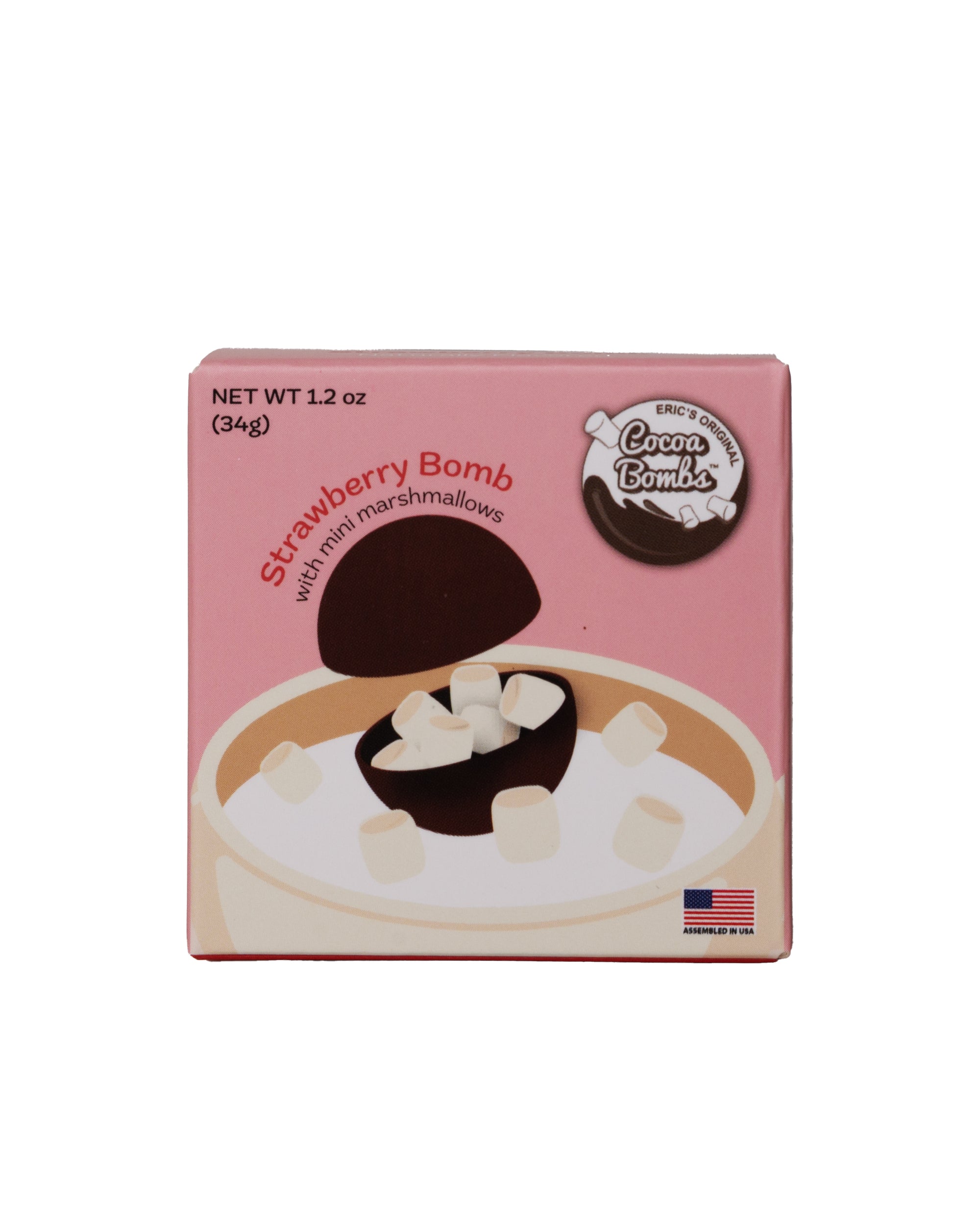 1 Pack Strawberry Cocoa Bomb