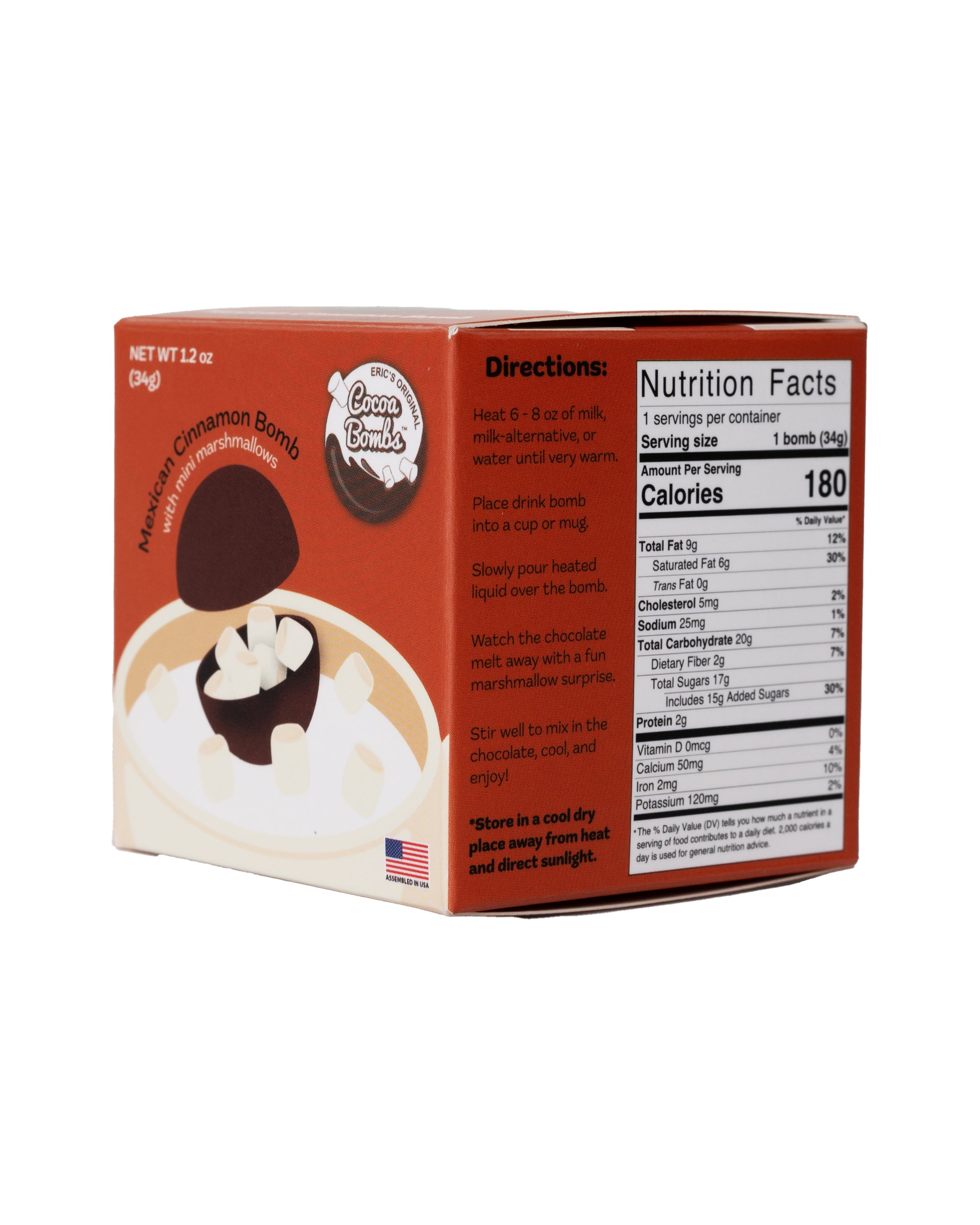 1 Pack Mexican Cinnamon Cocoa Bomb