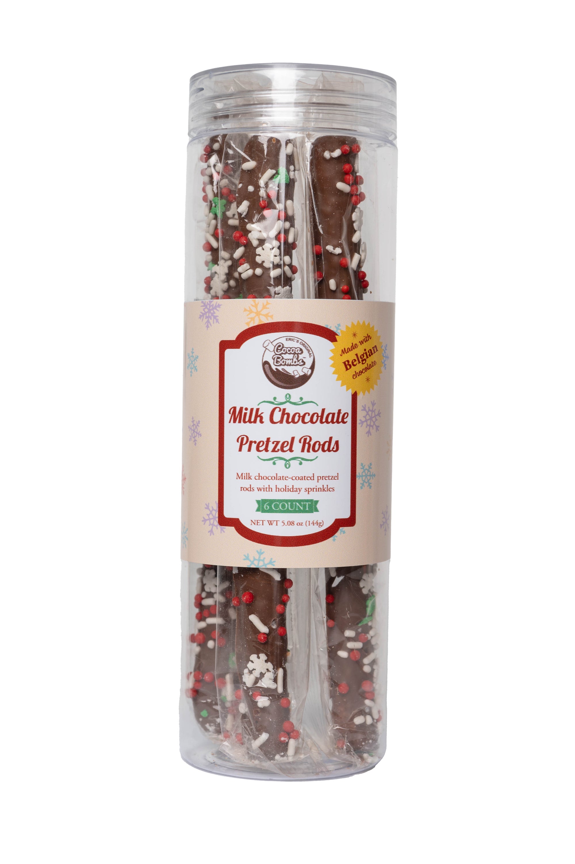 Gourmet Milk Chocolate Pretzel Rods