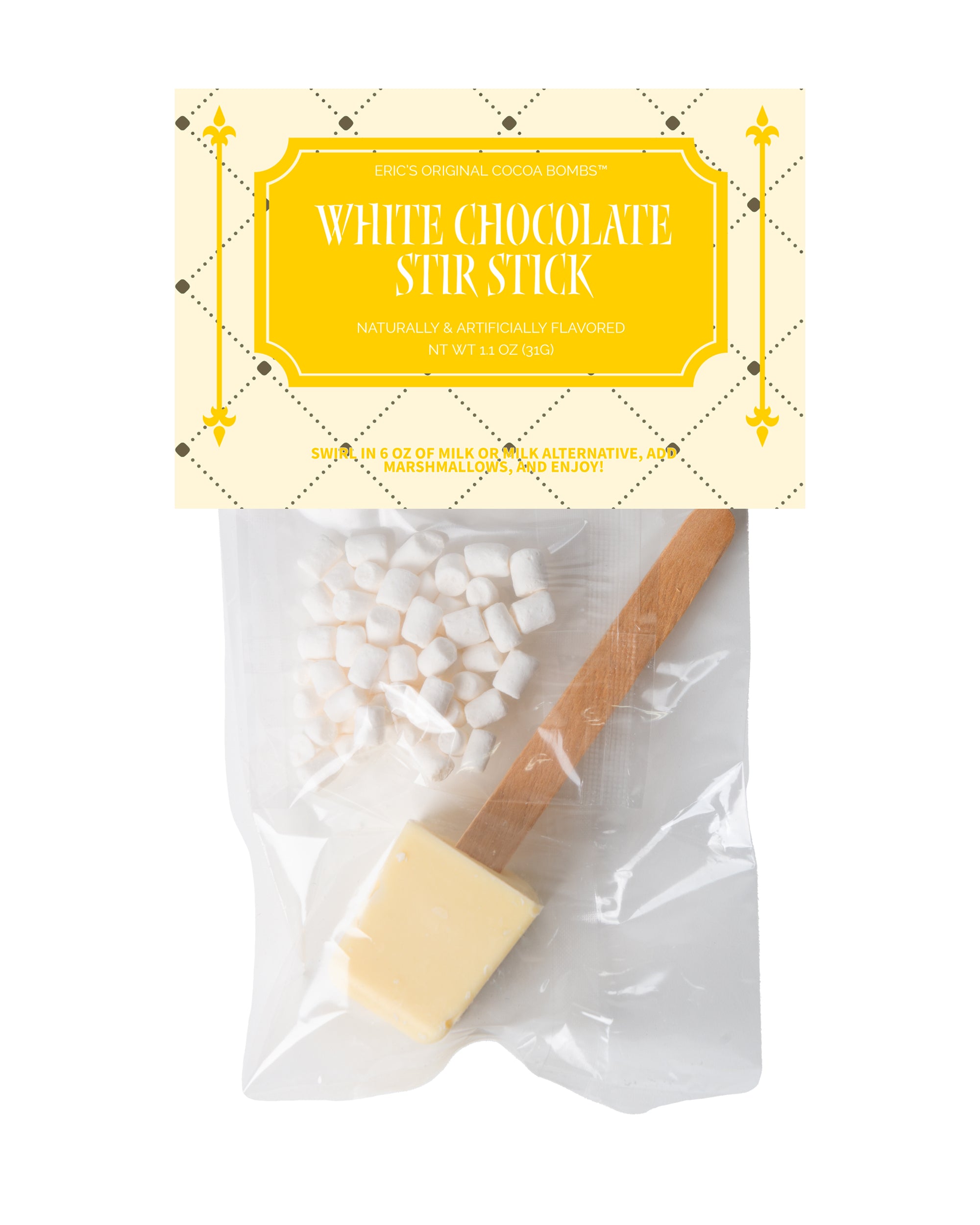 White Chocolate Hot Cocoa Stirrer