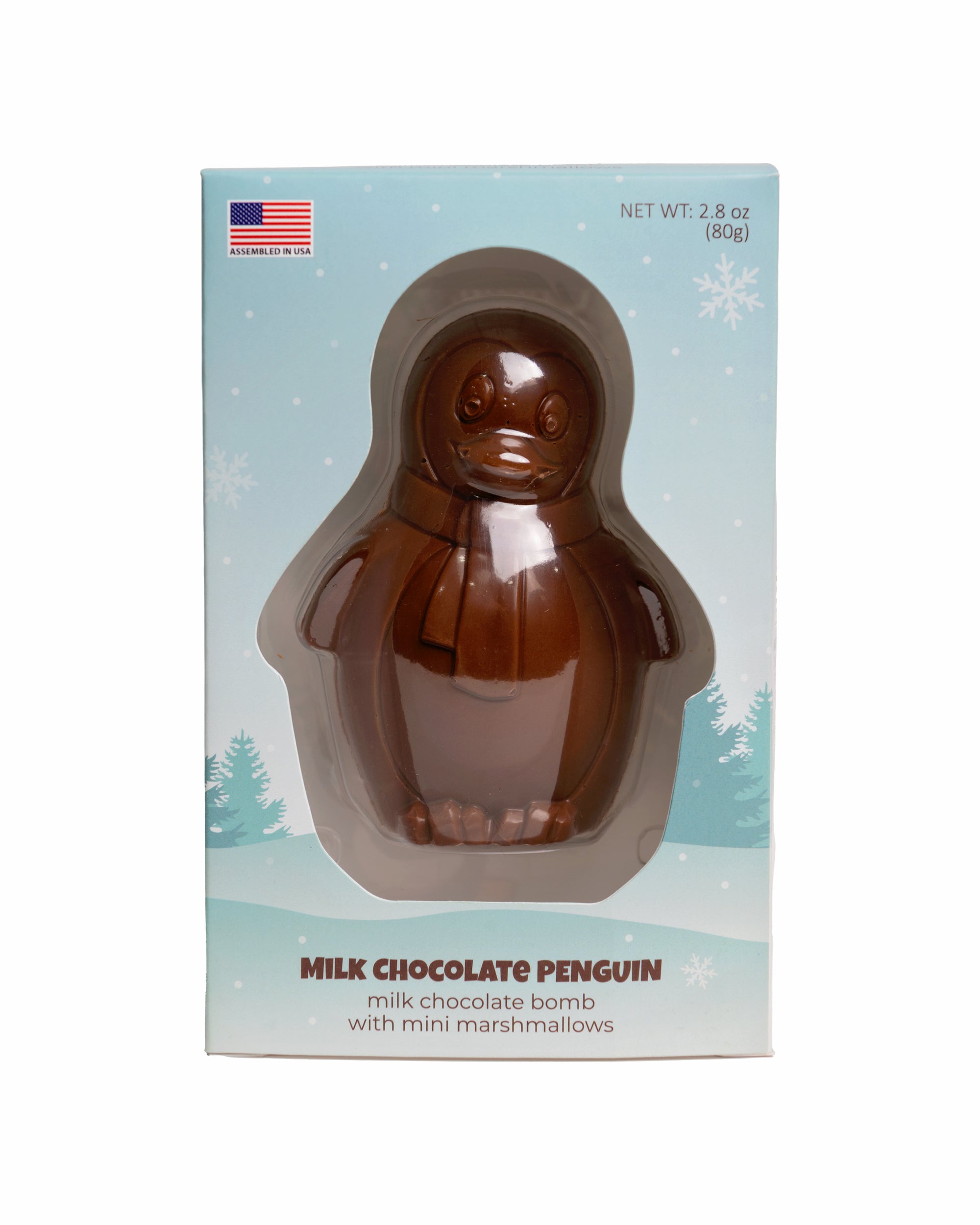 1 Pack Penguin Milk Chocolate Cocoa Bomb
