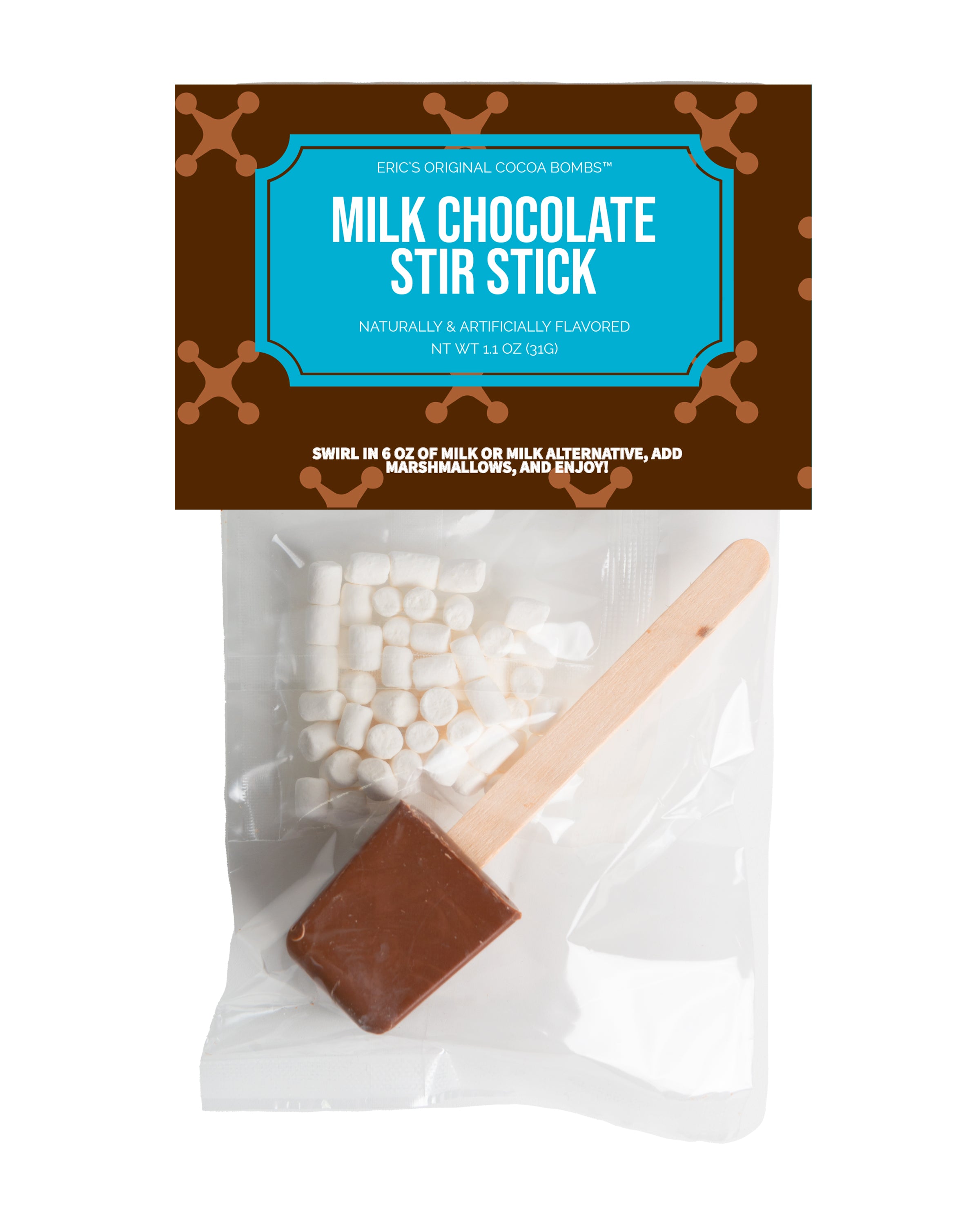 Mini Marshmallow Chocolate Stirrer Stick - Be Made