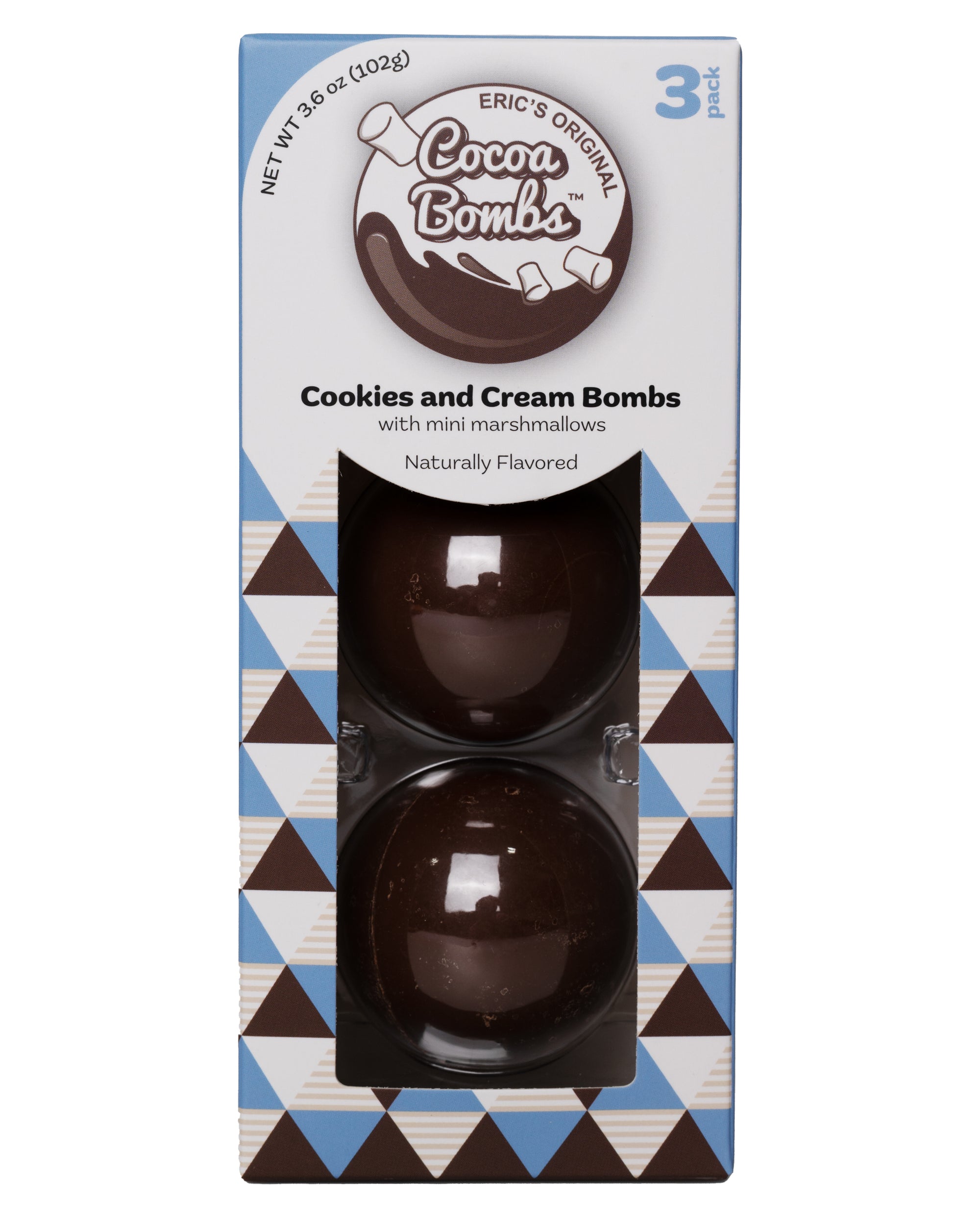 3 Pack Cookies and Cream Cocoa Bombs