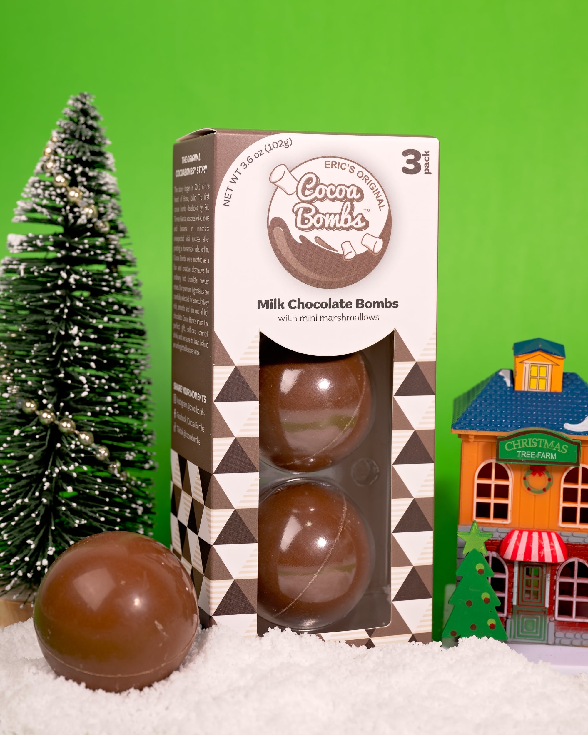 3 Pack Milk Chocolate Cocoa Bombs